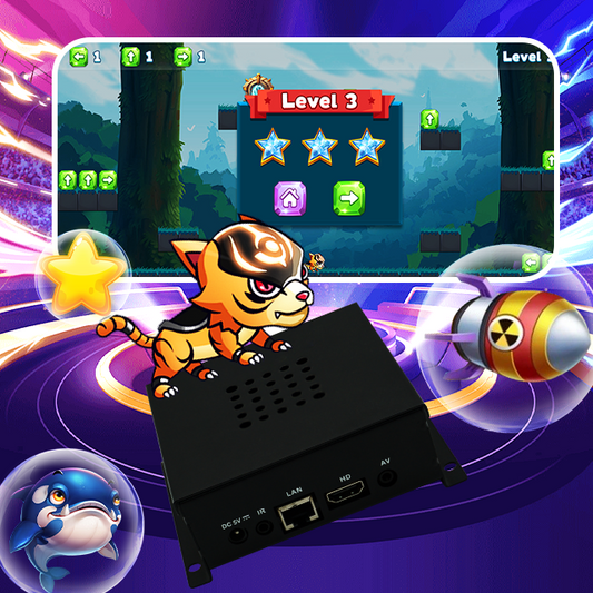 Engage in Classic and Mind-Bending Puzzles, Thrilling Shootouts All in One Online Multiplayer Game Box